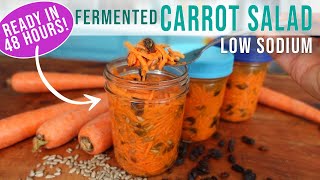 Make this quick Fermented Carrot Salad when in a rush for a fermented food [upl. by Rodablas721]