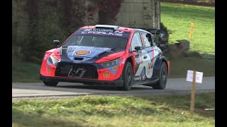 Rallysport Action WRC European Central Rally 2024 Sunday in Deutschland WP 15 und 18 [upl. by Aisorbma929]