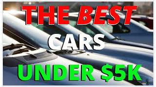 TOP 5 Reliable Used Cars Under 5k THE BEST Cars For Reliability Under 5000 [upl. by Aonian]