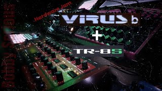 New old Gear Access Virus B feat TR8S  Hardware Jam [upl. by Sirej]