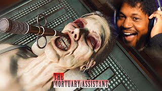 the MOST DISRESPECTFUL jumpscares The Mortuary Assistant [upl. by Millwater]