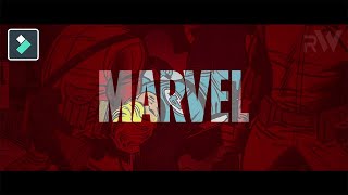 Filmora Marvel Cinematic Intro Tutorial How To Edit With Filmora  ReactiveWave [upl. by Airdni]