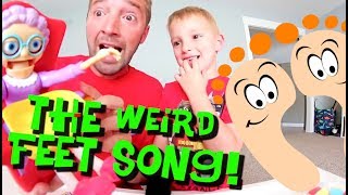 Father amp Son SING THE WEIRD FEET SONG  AHHH Yes [upl. by Hploda]