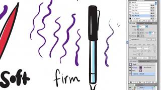 Wacom pen tip feel in Adobe Illustrator [upl. by Efthim]