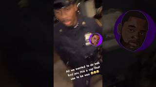 NYC goon found out his op became a NYPD police officer nypdblue nyc nydrill 😱😳 [upl. by Tniassuot]