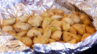 How to Roast Garlic and make a FancyPants Crostini [upl. by Bevin419]