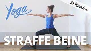 Yoga für straffe Beine  25 Minuten Vinyasa Yoga Workout [upl. by Geaghan719]