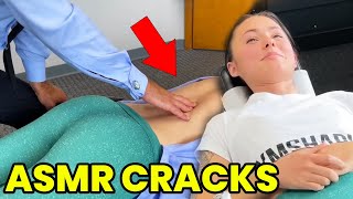 DEEP PRESSURE RELEASED AFTER ACCIDENT CHIROPRACTIC ASMR ADJUSTMENTS [upl. by Nimoynib]