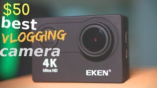 50 Best Vlogging 4K Action Camera  Eken H9R [upl. by Vick]