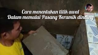 Cara Pasang Keramik Dinding Kamar Mandi [upl. by Vera]