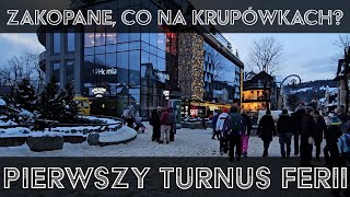 🔴Zakopane w ferie❄️ Warszawiacy na Krupówkach Jak tłumy 20240117 ASMR [upl. by Ycram]