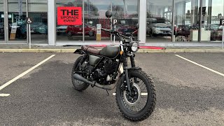 Mutt Hilts 250 Scrambler  retro green scrambling motorcycle [upl. by Haraf]