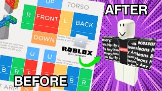 How to Make a Shirt in Roblox 2024 Full Guide [upl. by Isolda]