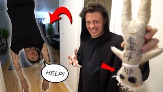 EVIL TWIN USES REAL LIFE VOODOO DOLL ON ME 3AM CHALLENGE SCARY [upl. by Lark]