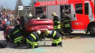 100 Jahre Berufsfeuerwehr Erfurt BFEF Vorführung VKU Teil 2 [upl. by Crenshaw]