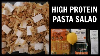 High Protein Pasta Salad Recipe  Easy Healthy Protein Packed Meal Idea [upl. by Creighton59]