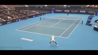 Nadal vs Thiem match 29 Dec 2023 Brisbane [upl. by Anirtep]