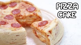 HOW TO MAKE A PIZZA CAKE ft Grace Helbig  NERDY NUMMIES [upl. by Ardisi]