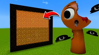 How to Make A Portal To The Horror Brown Sprunki in Minecraft [upl. by Feola459]