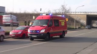 Einsatzfahrten zu Großbrand in Witten [upl. by Xyno375]