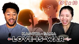 NOW THEYRE EVEN 🥺  KaguyaSama Love Is War Ep 10 REACTION [upl. by Eillek]