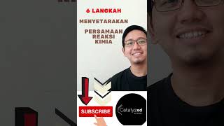 6 Langkah Mudah Menyetarakan Persamaan Reaksi Kimia shorts [upl. by Helse]