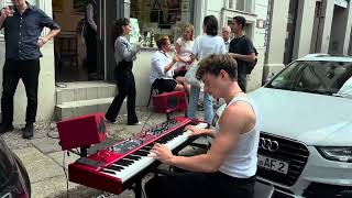 Swanee River Boogie on the Streets of BERLIN Entertains a Big Crowd [upl. by Claretta866]