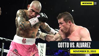 FULL FIGHT  Miguel Cotto vs Canelo Álvarez DAZN REWIND [upl. by Nuahs]