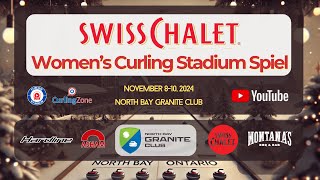 Breanna Rozon vs Chelsea Brandwood  Draw 3  Swiss Chalet Womens Curling Stadium Spiel 1 [upl. by Vina]