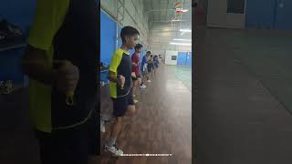 Badminton junior batch training 🏸 badminton training session [upl. by Giustina]