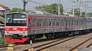 4K Stasiun Cikarang Kompilasi Kereta JR 205 CC 201 CC 203 CC 206  KRL Commuter Line 22 [upl. by Philander78]