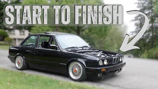 Building a S54 swapped E30 in 15 minutes [upl. by Leumek505]