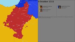 Spanish Conquest of Navarre 15121516 Every day [upl. by Orten]