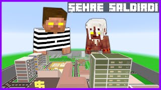 AREF VE HÜSAMETTİN ŞEHRİ ELE GEÇİRDİ FİLMİ 😱  Minecraft ZENGİN FAKİR HAYATI [upl. by Christianna]