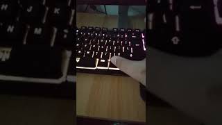 how to change colorsadjust light on a marvo scorpion gaming keyboard [upl. by Izak]