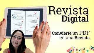 Cómo crear una revista digital  de PDF a revista [upl. by Ahsieym734]