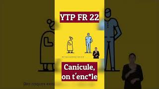 YTP FR 22  Canicule on tencle Short youtubepoop humour short [upl. by Saudra]