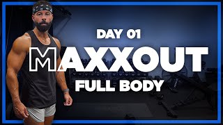 MAXXOUT Dumbbell Workout Program  DAY 1 FULL BODY WORKOUT [upl. by Anaidiriv]