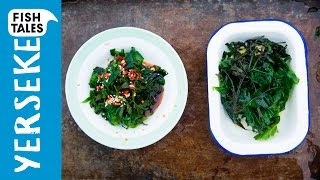 SEAWEED SALAD 2 Ways  How to harvest SEAWEED  Barts Fish Tales [upl. by Enilrahc586]