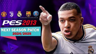 PES 2013  NEXT SEASON PATCH 242025  9924  PC [upl. by Atinor]