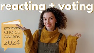 blind reacting to the goodreads choice awards 2024 nominees ⭐️ opening round voting [upl. by Nimrahc]