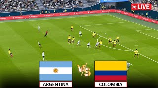 🔴LIVE  ARGENTINA vs COLOMBIA I COPA AMERICA 2024 FINAL MATCH FULL LIVE I eFOOTBALL PES 21 GAMEPLAY [upl. by Pedroza]