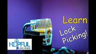 161 Closeup On How To Pick The Five Pin States In Lock Picking Master SPP [upl. by Ecnarwal971]