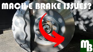 Ford Mustang Mach E EV Brake Issues Problems  Steering Wheel Shake amp Grinding Noise  How 2 Fix DIY [upl. by Anagnos]