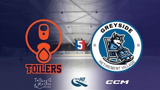 Toilers VS Greyside Retirement Village  Div 5  14th November  IceHQ Rec League ice hockey [upl. by Haskel]