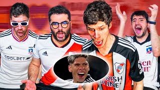 Colo Colo vs River  Reacciones de Amigos  Copa Libertadores Cuartos de final ida 2024 [upl. by Zaneta]