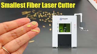 Smallest Fiber Laser Cutter for Stainless Steel Brass Aluminium Gold Silver [upl. by Berns965]