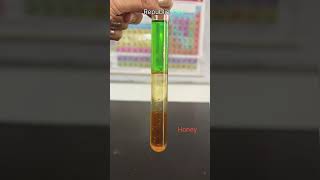 chemworld2905Happy Republic Day In style of Chemistry3 colourful nonmiscible liquids [upl. by Eesdnyl672]