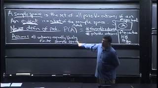 Lecture 1 Probability and Counting  Statistics 110 [upl. by Aynotel]