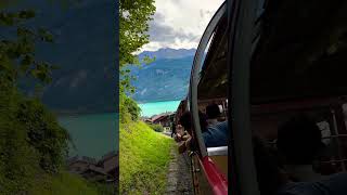 📍Rothorn Brienz train in Switzerland 🇨🇭train panoramictrain switzerland shortsvideo travel [upl. by Higinbotham]